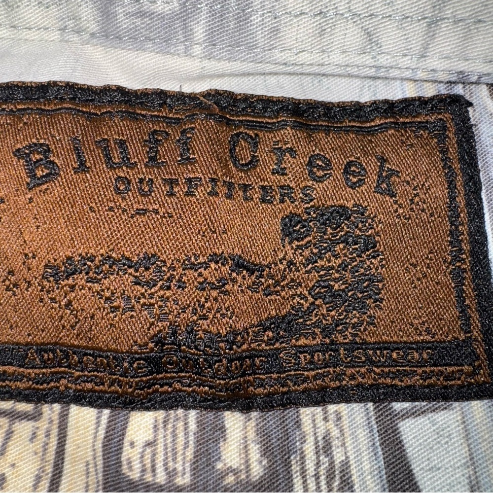 Bluff Creek Route 66 Print Button-Up Shirt XL Vintage Cars Travel Theme - Picture 4 of 6